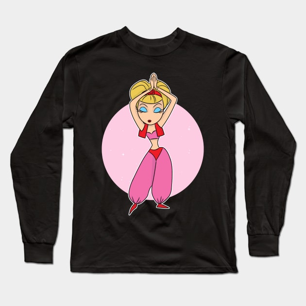 I Dream of Jeannie Long Sleeve T-Shirt by AlanSchell76